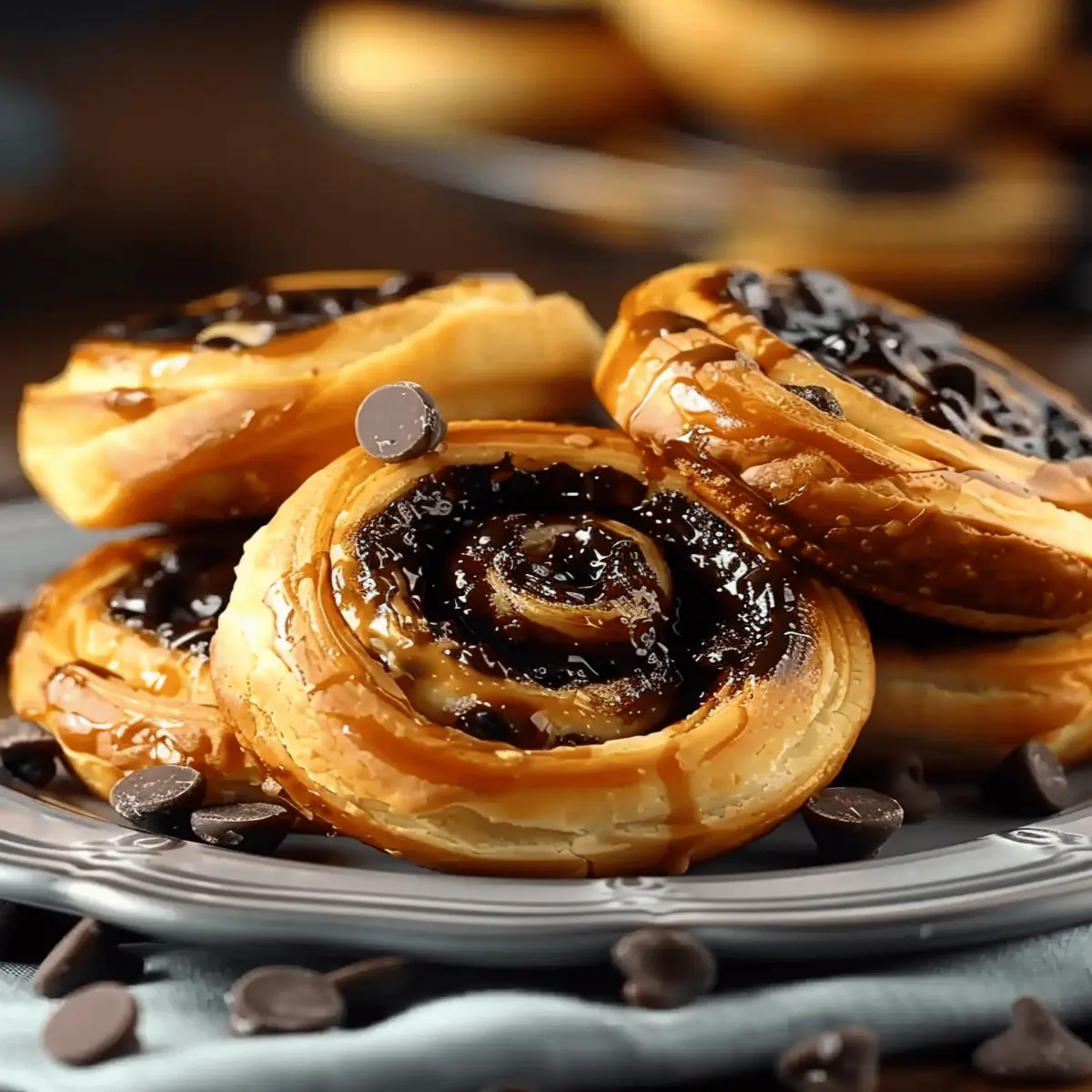 Chocolate Chip Vanilla Custard Brioches: Irresistibly Cozy Treats