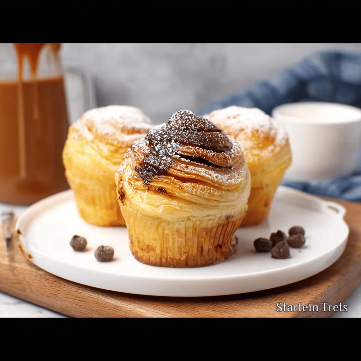 Chocolate Stuffed Cruffin Recipe: Irresistibly Flaky Delight
