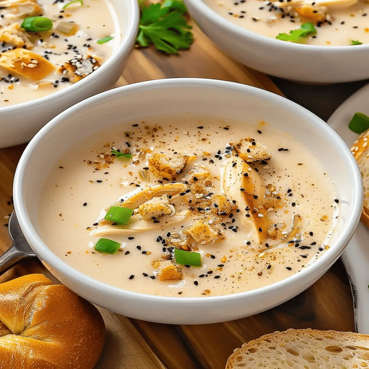 Creamy Everything Bagel Chicken Soup That Will Delight You