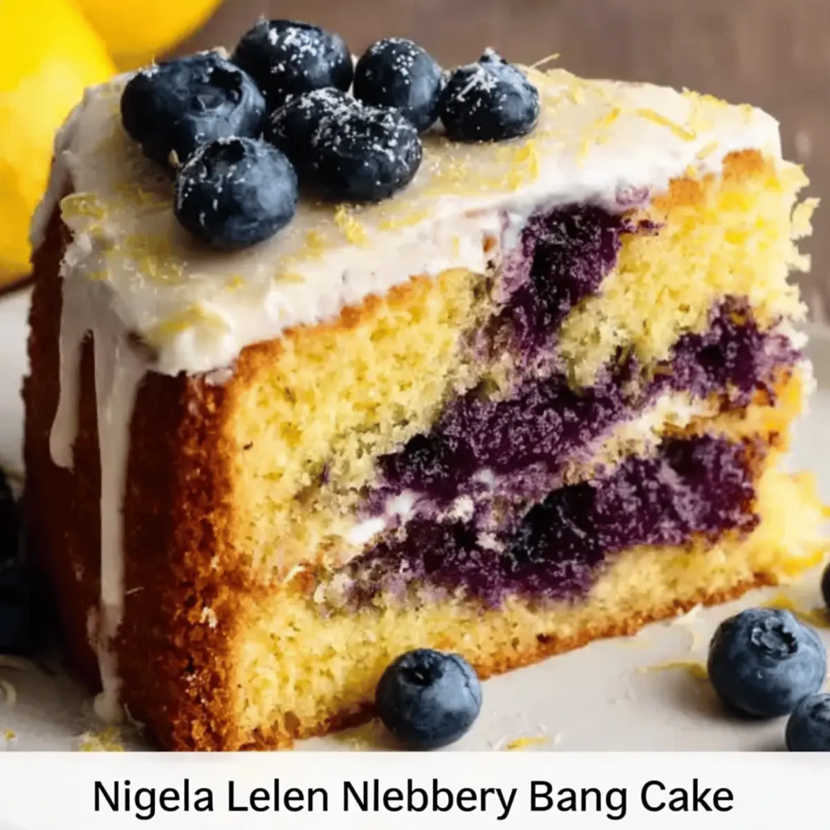 Easy Nigella Lemon and Blueberry Cake: Irresistibly Moist Bliss