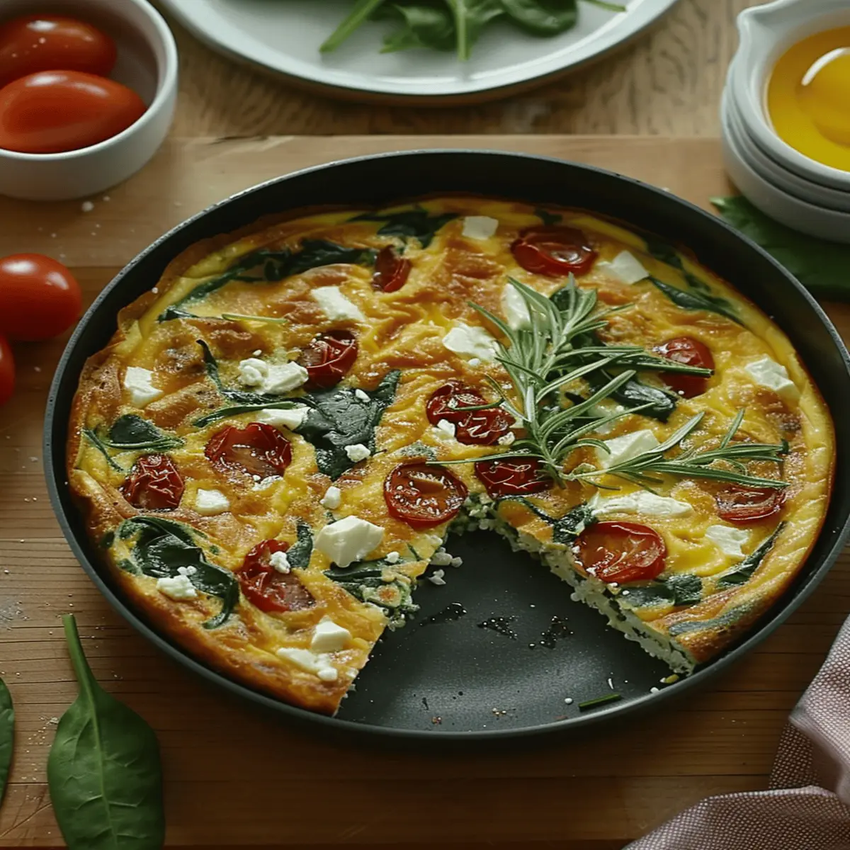 Easy to Make Spinach Frittata: A 20-Minute Oven Delight
