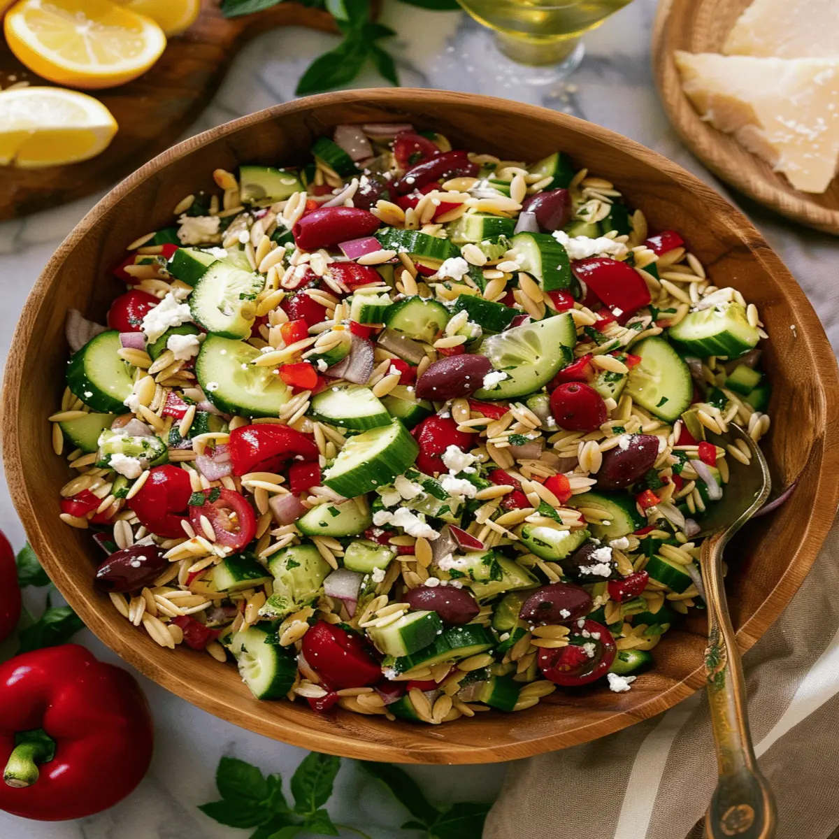 Greek Orzo Salad: Refreshingly Easy and Irresistibly Flavorful