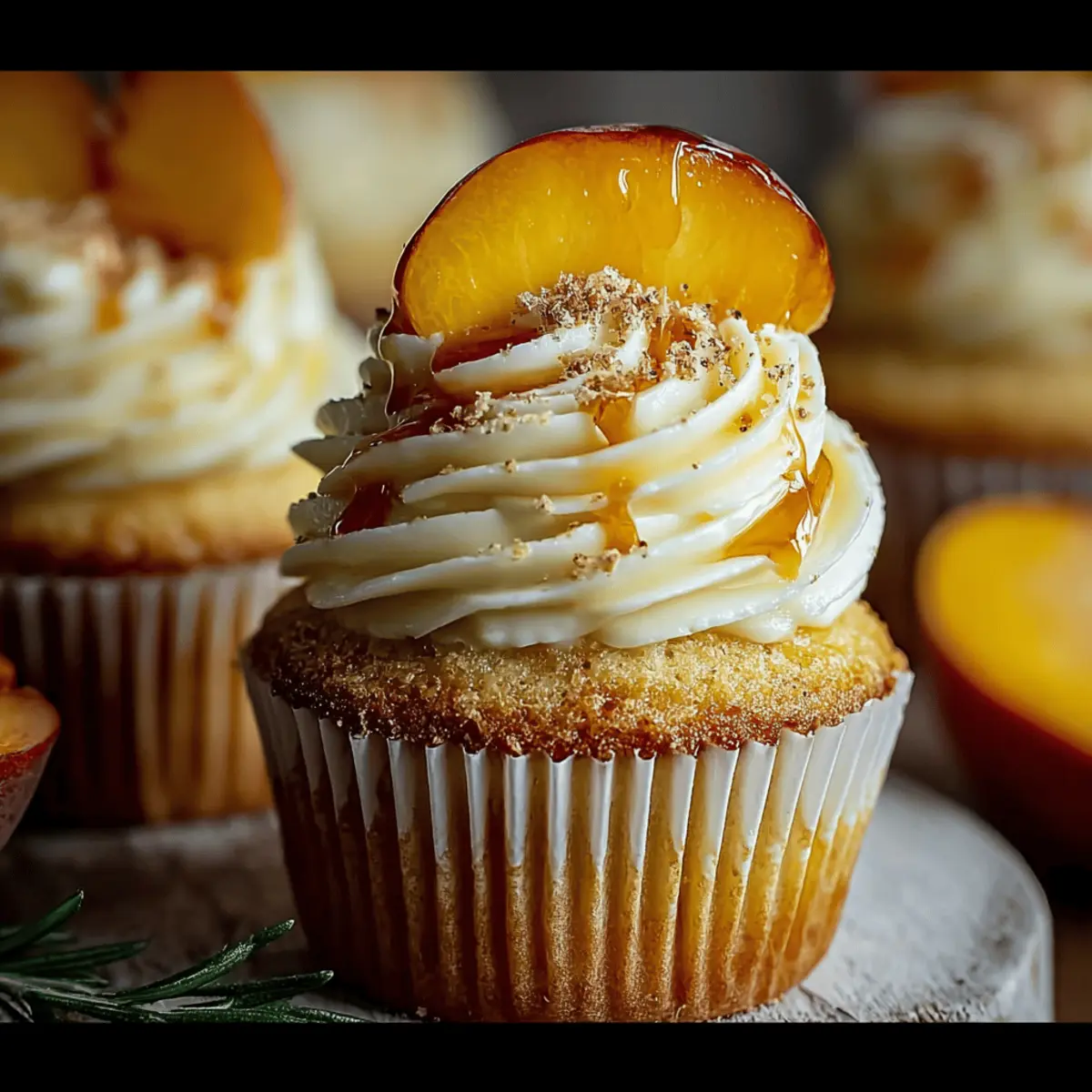 Honey Peach Cream Cheese Cupcakes: Indulgent Summer Bliss