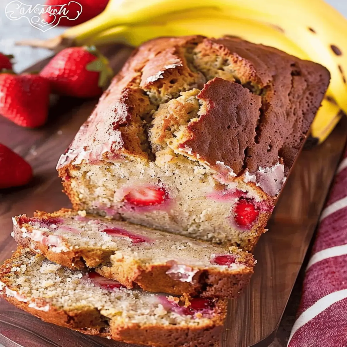 Strawberry Banana Bread: Indulgent Bliss in Every Slice
