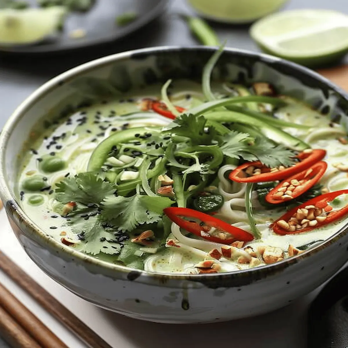 Thai Green Noodle Soup: Easy Comfort in Every Slurp