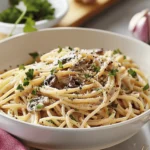15 Minute Creamy Garlic Pasta Recipe