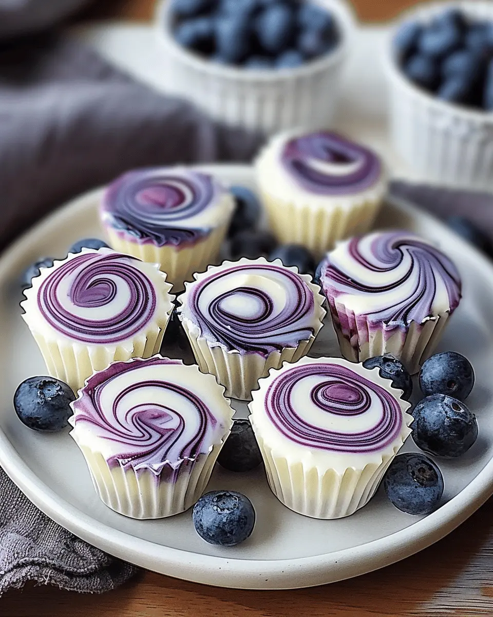 Blueberry Swirl Yogurt Bites: Easy, Guilt-Free Treats for Everyone