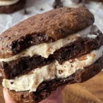 Brownie Cookie Dough Sandwiches