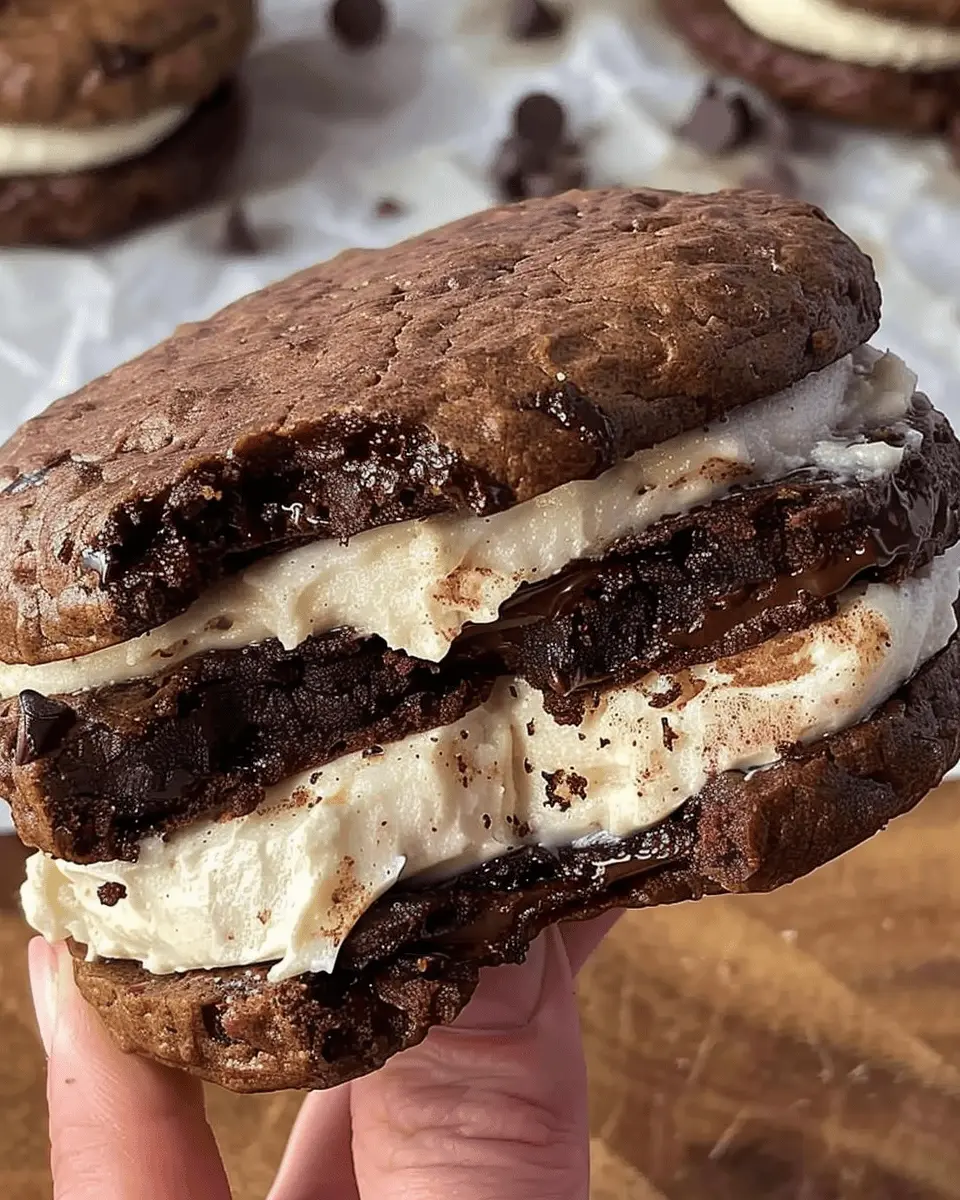 Brownie Cookie Dough Sandwiches: The Ultimate Indulgent Treat