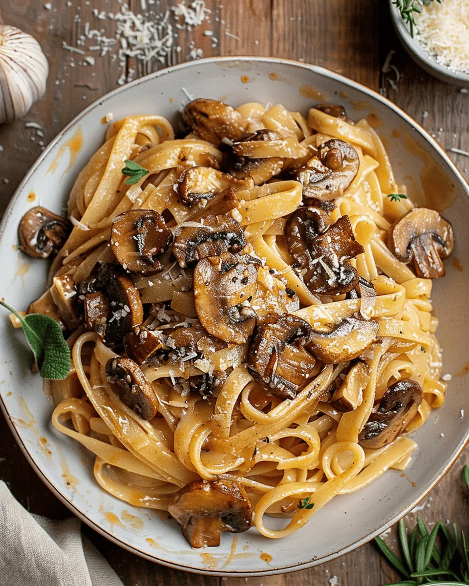 Caramelized Leek and Mushroom Gruyere Pasta: A Savory Delight