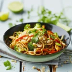 Chicken noodle stir-fry