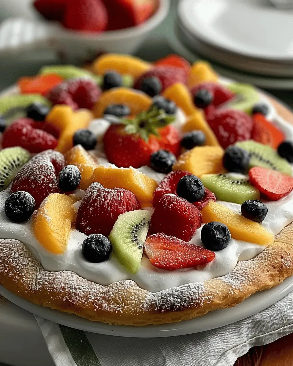 Colorful Fruit Pizza: The Deliciously Easy Sweet Treat You’ll Love