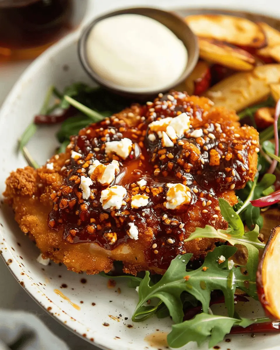 Crispy Hot Honey Feta Chicken: Irresistibly Sweet and Savory Delights