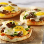 English Muffin Breakfast Pizzas