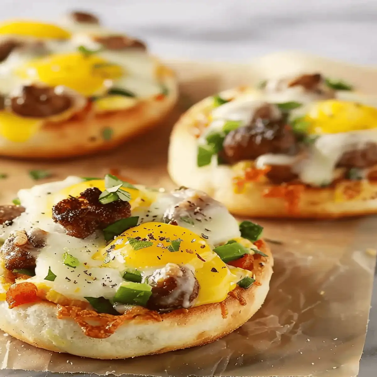 English Muffin Breakfast Pizzas: The Best Morning Treat!