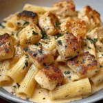 Garlic Parmesan Chicken Rigatoni