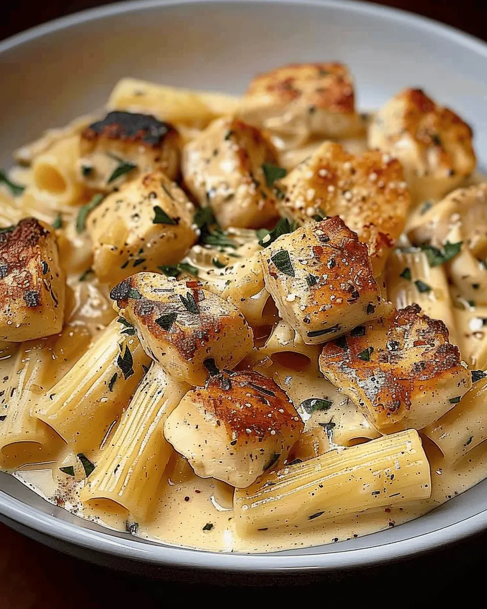 Garlic Parmesan Chicken Rigatoni: Indulgent Comfort Food Made Easy