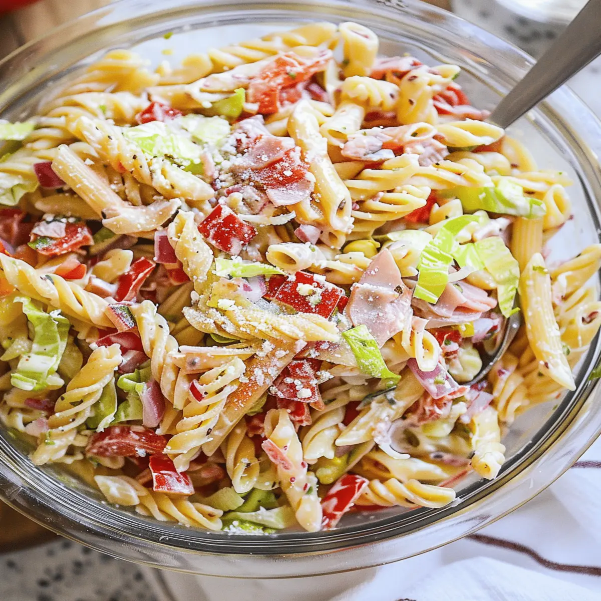 Italian Grinder Pasta Salad: Easy, Flavor-Packed Delight!