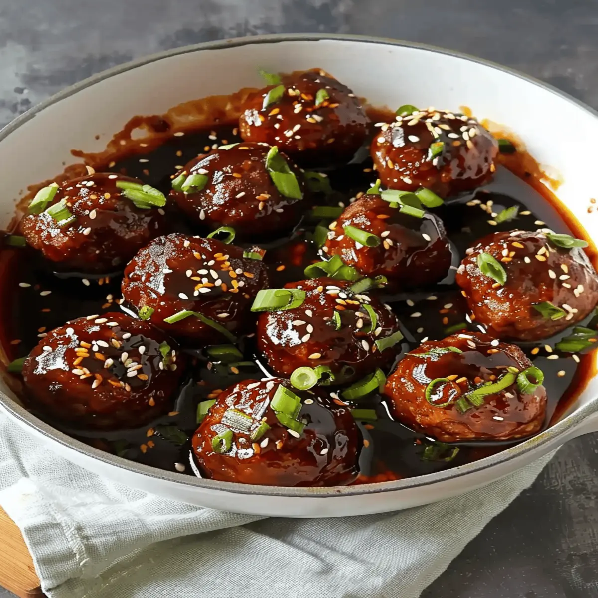 Korean Barbecue-Style Meatballs: Irresistibly Juicy Delights
