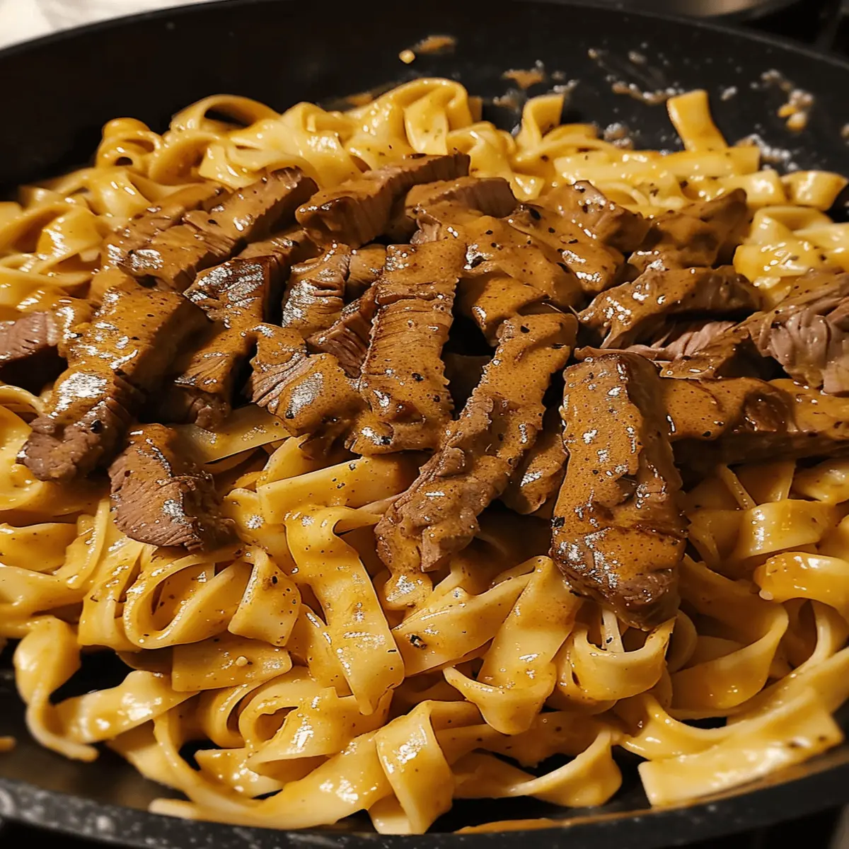 One-Skillet Creamy BBQ Ranch Steak Pasta: Effortlessly Indulgent!