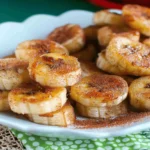 Pan Fried Cinnamon Bananas