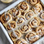 Peach Cobbler Cinnamon Rolls