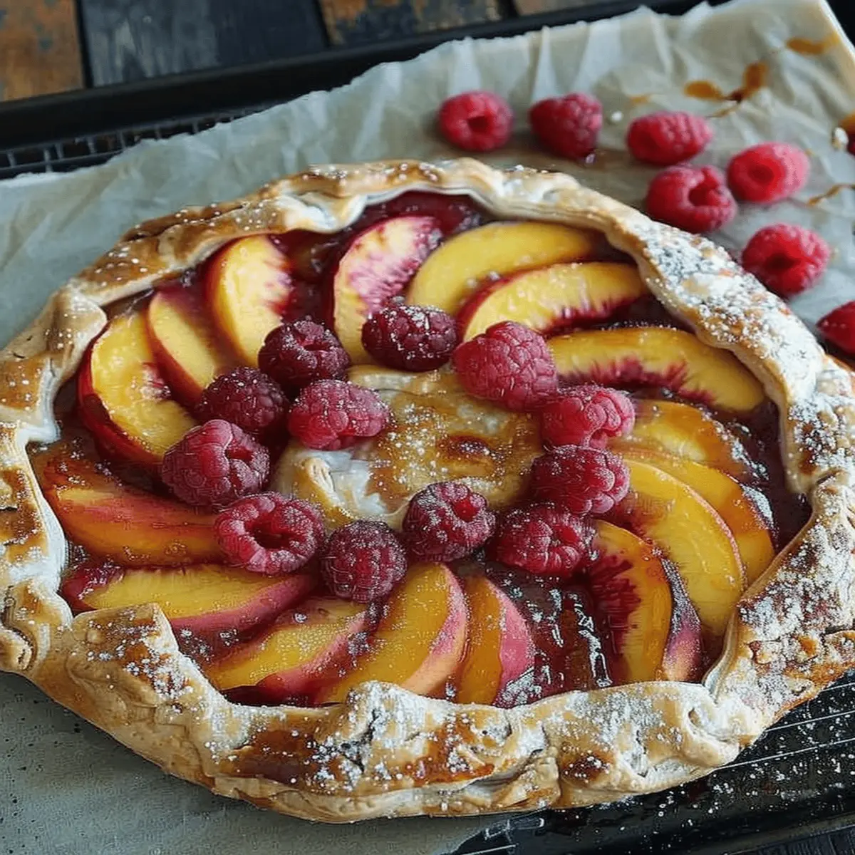 Peach Raspberry Galette: The Best Summer Dessert Ever!