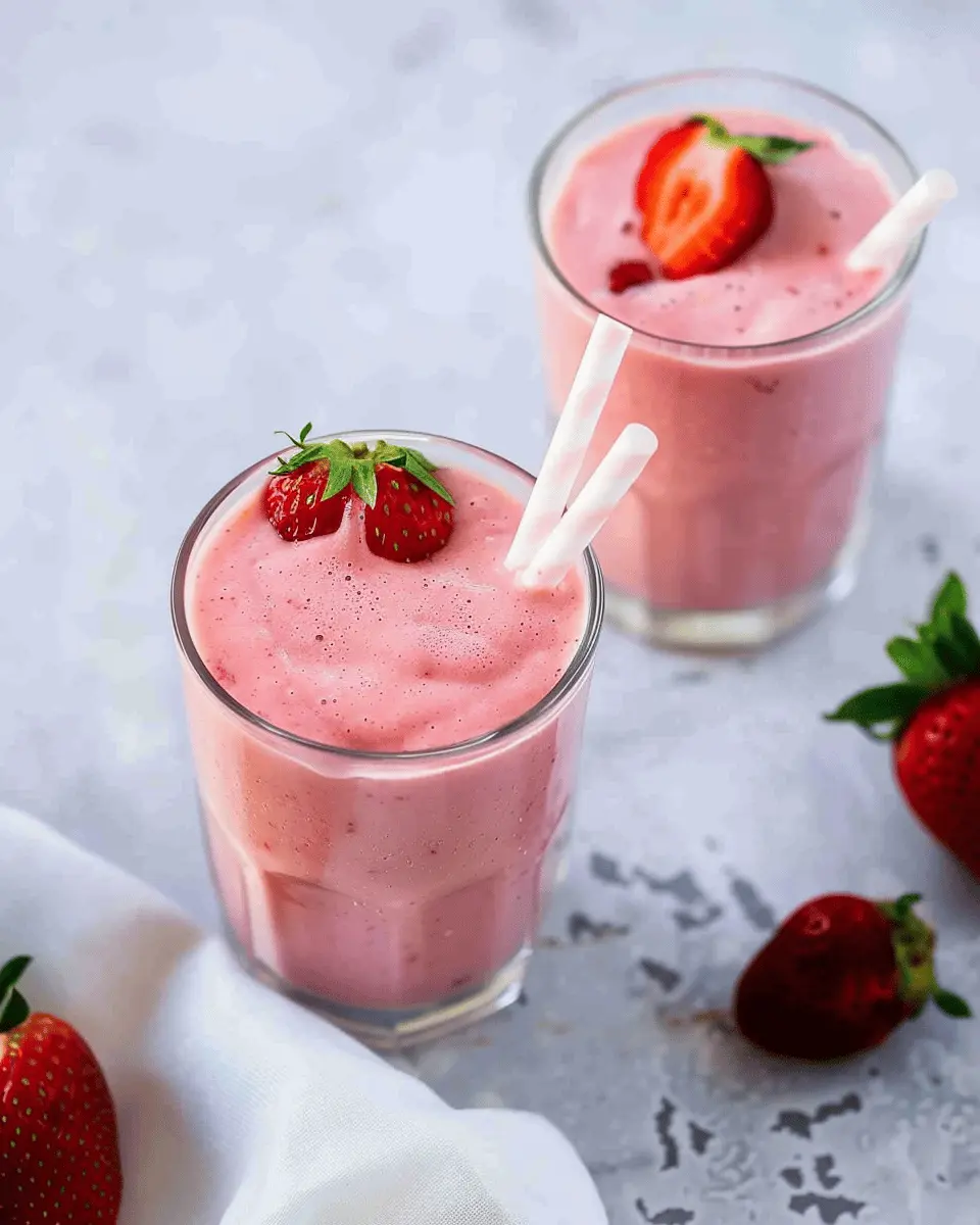 Perfect Strawberry Smoothie: Irresistibly Creamy Bliss!