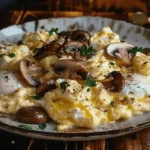 Scrambled Eggs with Mushrooms