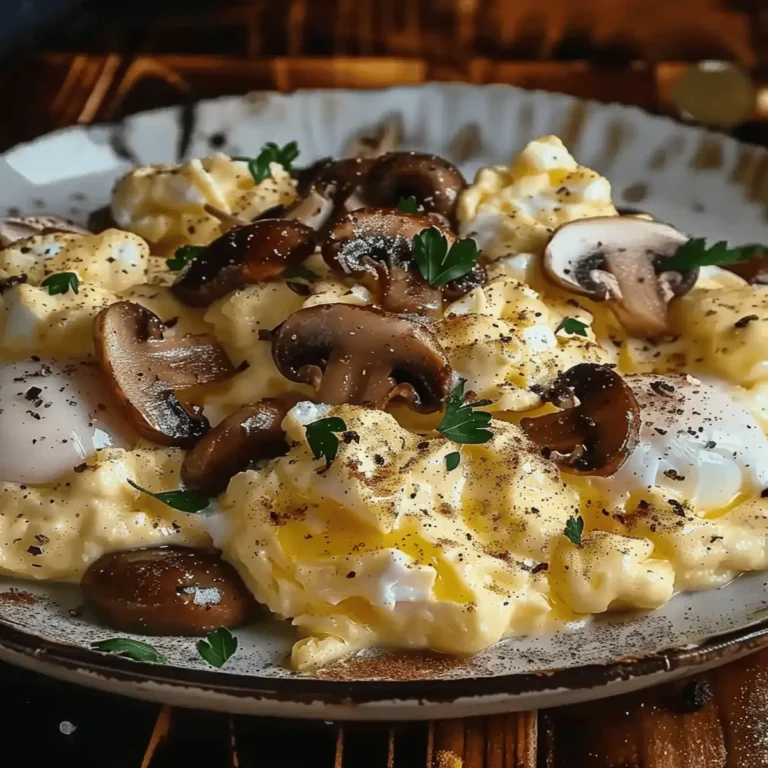 Scrambled Eggs with Mushrooms