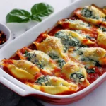 Spinach and Ricotta Stuffed Shells