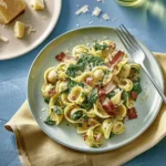 Spinach and bacon pasta