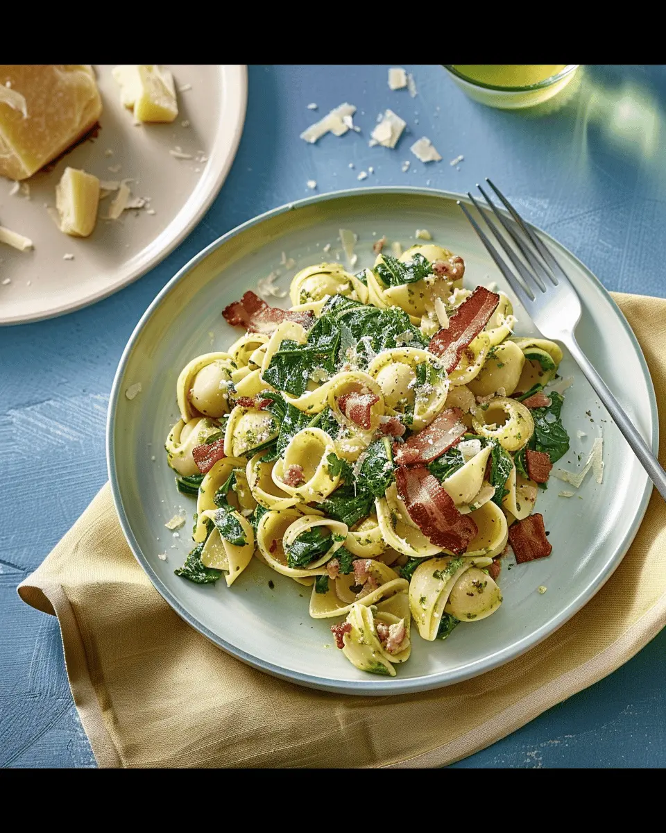 Spinach and Turkey Bacon Pasta: A Quick, Flavorful Delight
