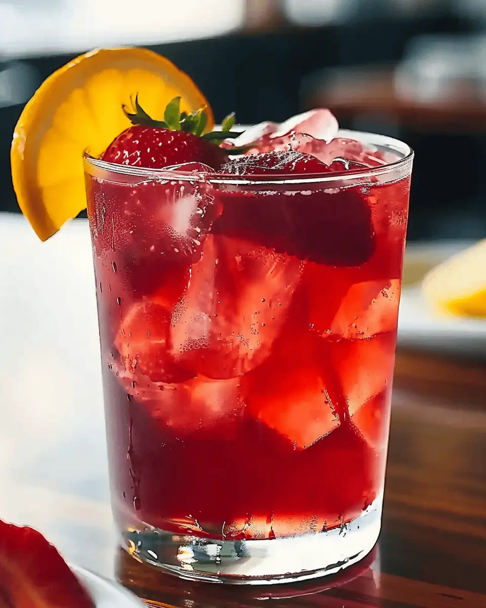 Strawberry Hibiscus Iced Tea Recipe for a Refreshingly Delicious Sip