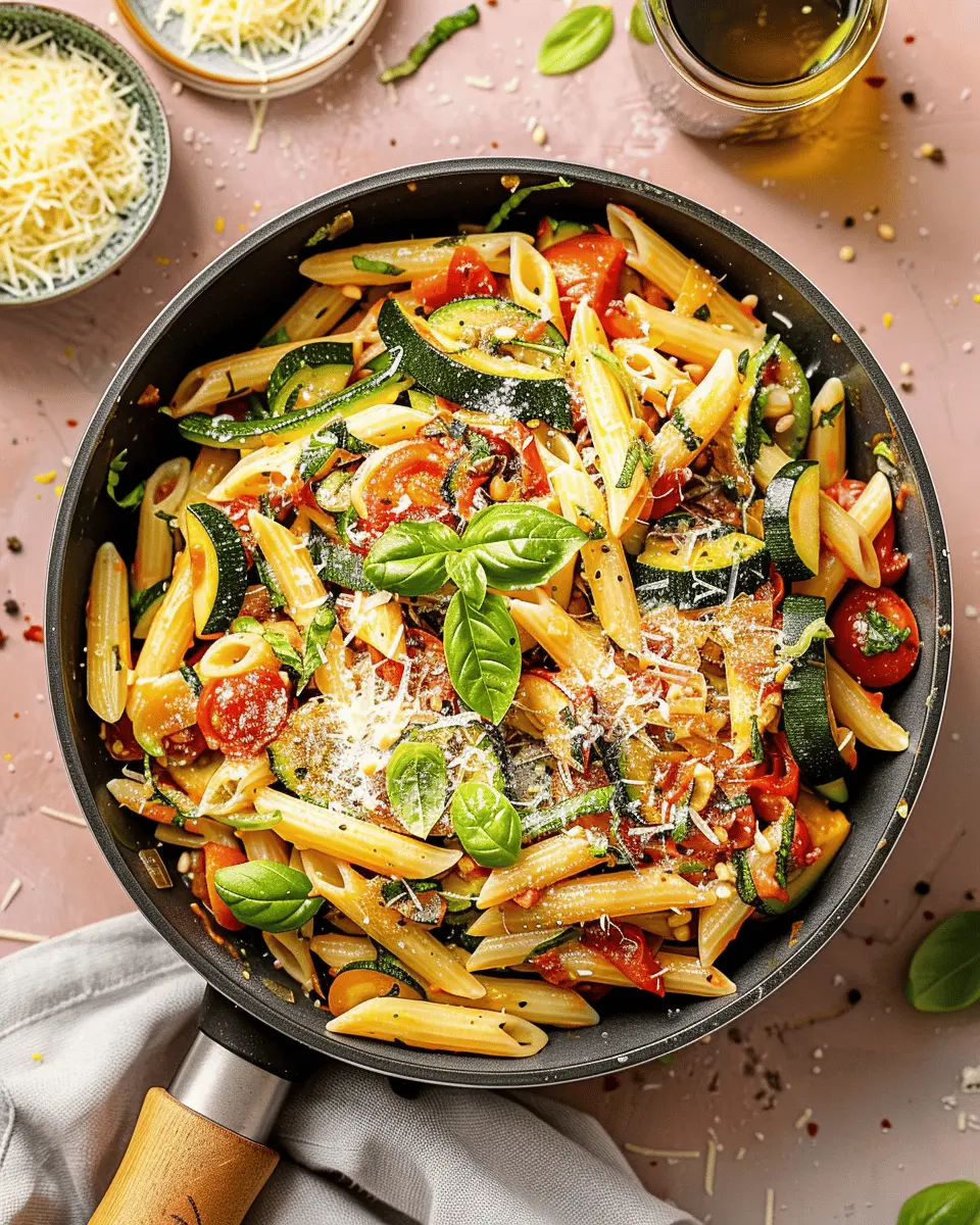 Tomato Zucchini Pasta: Easy and Delicious Summer Comfort Meal