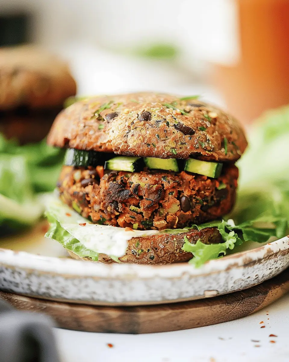 Zucchini Black Bean Burgers: Easy, Flavorful, and Guilt-Free