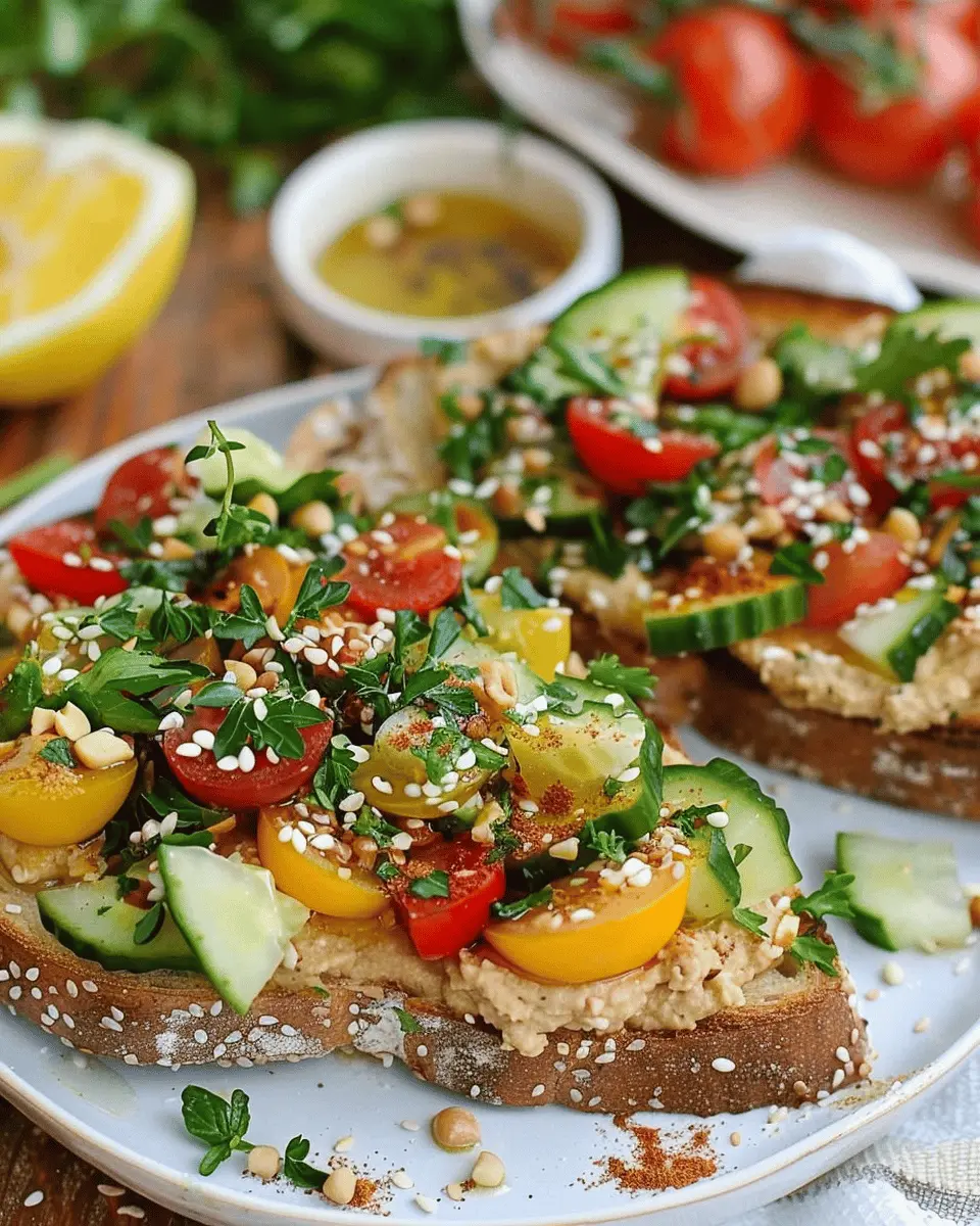 Mediterranean Hummus Toast: Easy Za’atar Recipe for Food Lovers