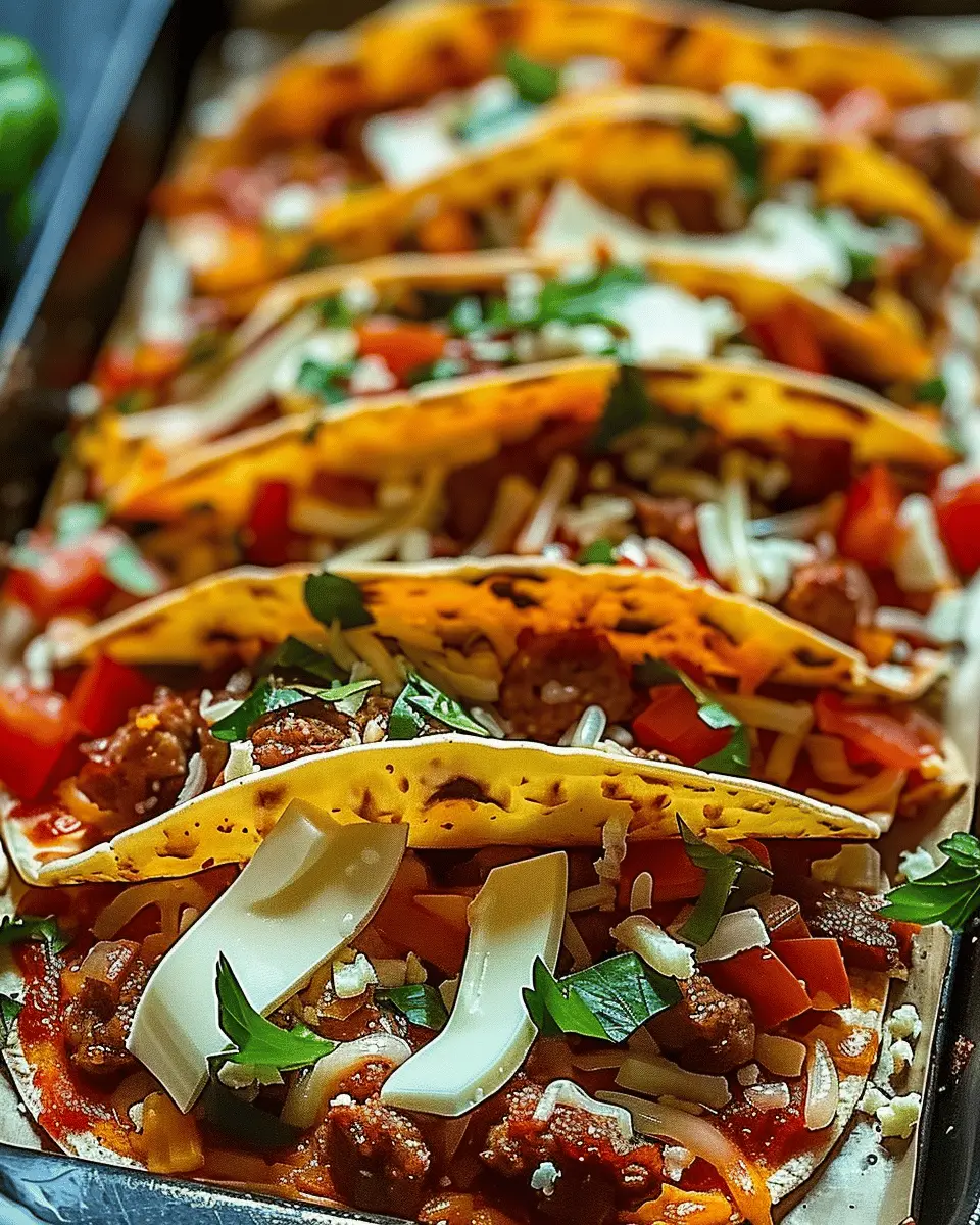 Meat Lovers Pizza Tacos: Easy and Indulgent Recipe for Pizza Fans
