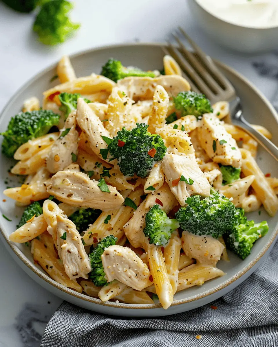 Chicken and Broccoli Pasta: A Quick and Easy Comfort Meal