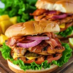 Grilled Hawaiian Chicken Sandwiches