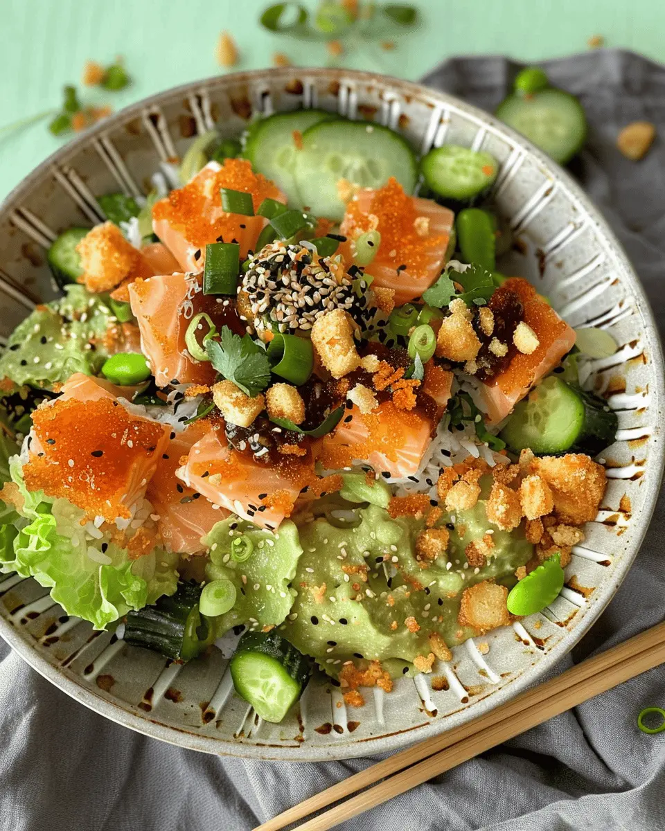 Crunchy Salmon Roll in a Bowl: A Delicious Twist for Home Chefs