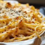 Easy Baked Cream Cheese Spaghetti