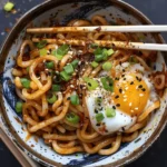 Chili Garlic Udon Noodles