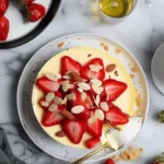 Strawberry Almond Cheesecake with Matzo Crust