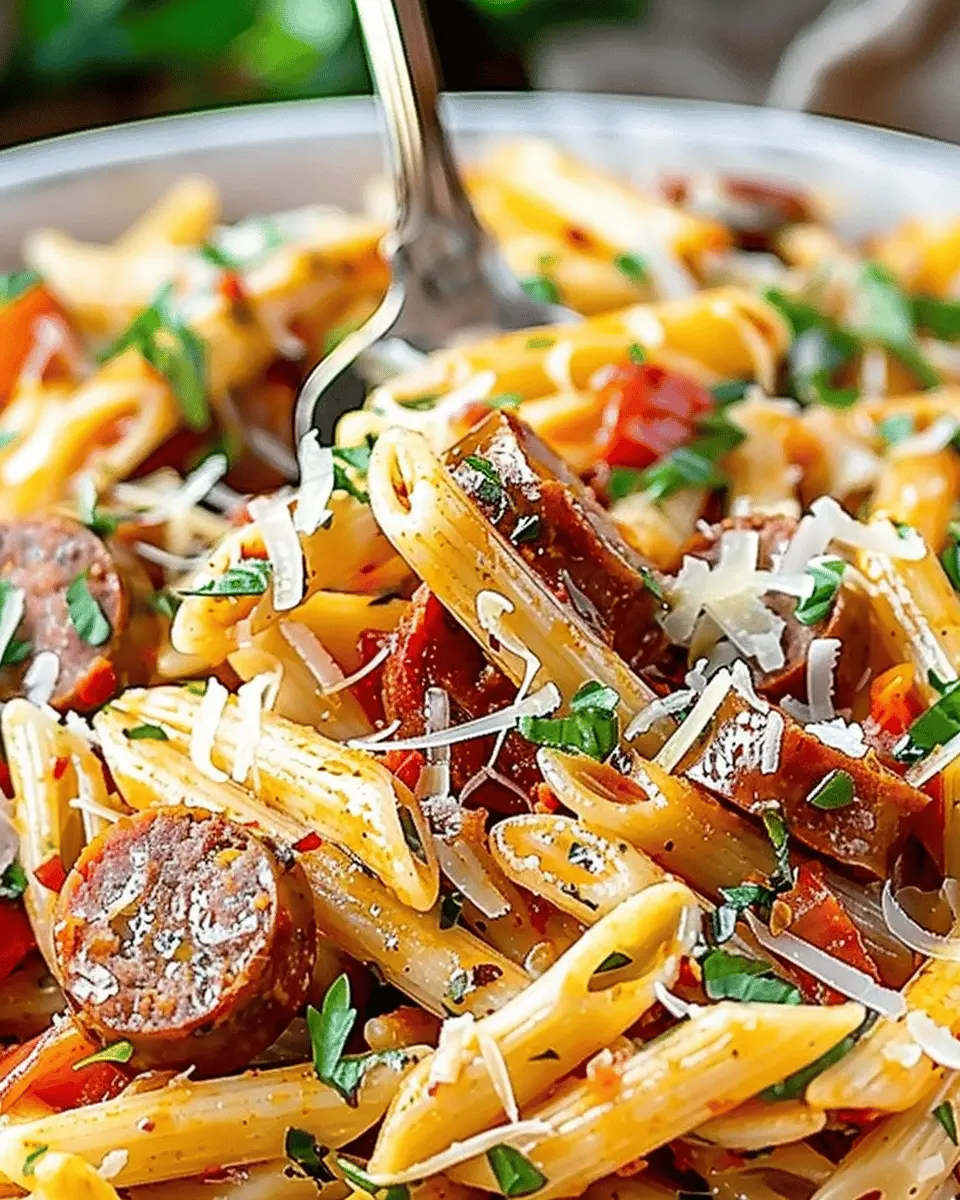 Cajun Sausage Pasta: A Flavorful, Easy Family Favorite Recipe