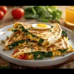 Easy Breakfast Quesadilla with Spinach and Egg – Quick and Healthy Morning Meal