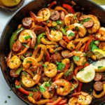 Cajun Shrimp and Sausage Skillet