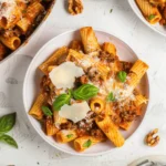 Easy Baked Rigatoni with Ground Beef