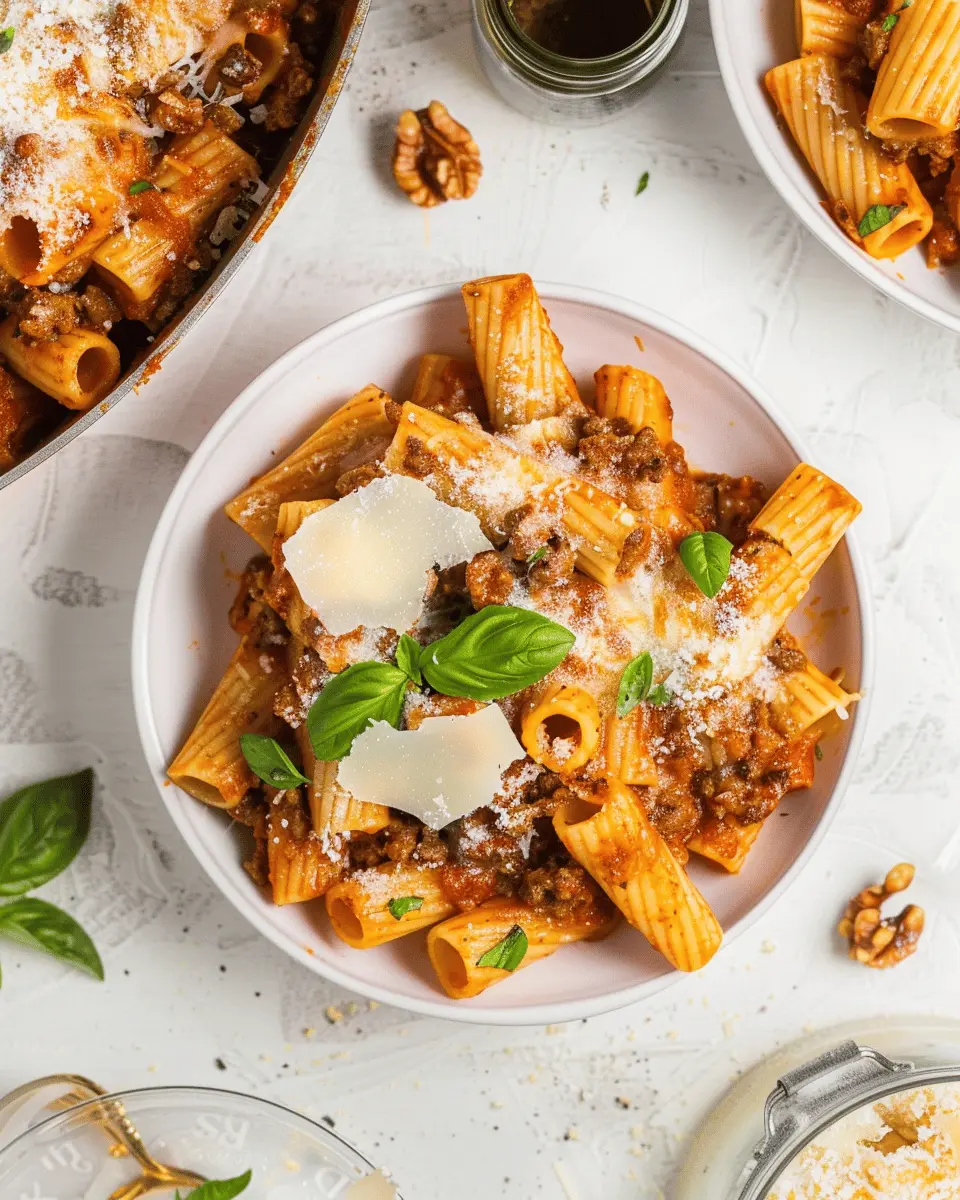 Easy Baked Rigatoni with Ground Beef: A Comforting Family Favorite