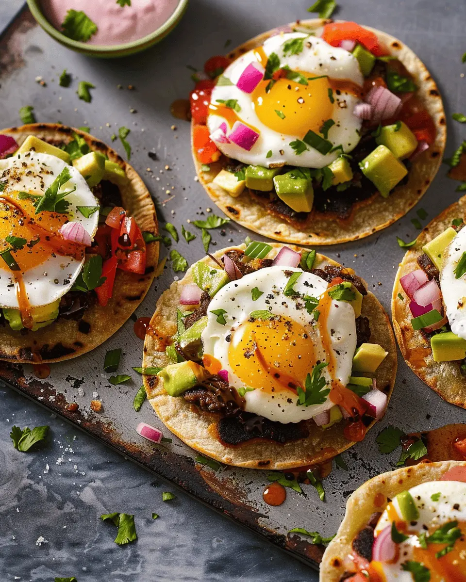 Breakfast Tostadas: Easy, Flavor-Packed Start to Your Day